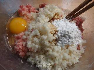 珍珠糯米圆子的做法步骤:4