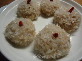珍珠糯米圆子的做法步骤:11