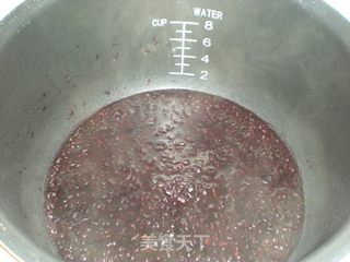 燕麦黑米粥的做法步骤:5