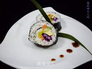 爽口寿司卷的做法步骤：16