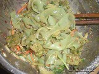自制菠菜凉皮的做法步骤:15