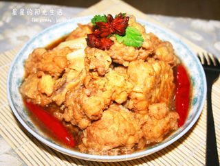 【关中蒸菜招牌菜,简单新手易学】黄焖排骨的做法步骤:14