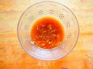 蒜泥菠菜梗的做法步骤:7