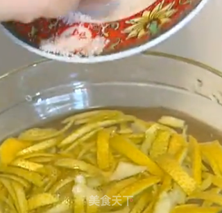 不苦的蜂蜜柚子茶的做法步骤:7