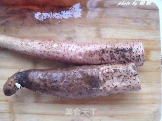 山药玉米肉丸汤的做法步骤:2