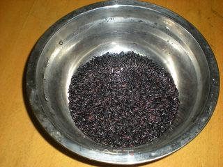 黑米芝麻糊的做法步骤：1