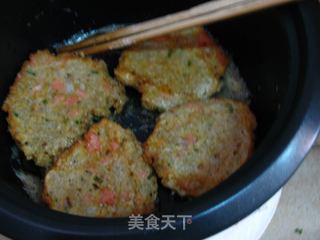 电饭锅----藕粉和鸡蛋火腿藕饼的做法步骤：10