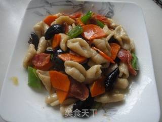 香炒猫耳朵的做法步骤:7