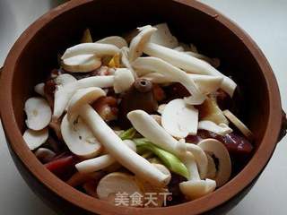 杂菇汽锅鸭的做法步骤:7