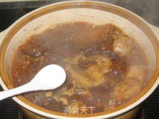 草鸡芋头砂锅煲的做法步骤:9