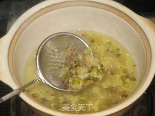 绿萼梅山药冰糖糯米粥的做法步骤：5