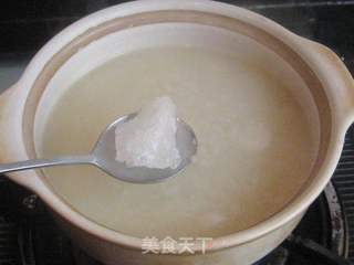 绿萼梅山药冰糖糯米粥的做法步骤:9
