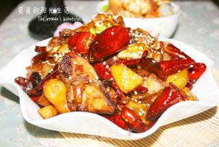 【麻辣爽口鸡块】川味香辣鸡块的做法步骤:14