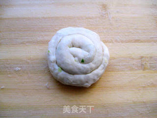煎蛋葱油饼的做法步骤:9