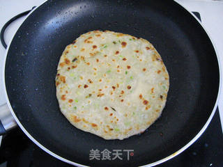 煎蛋葱油饼的做法步骤:14