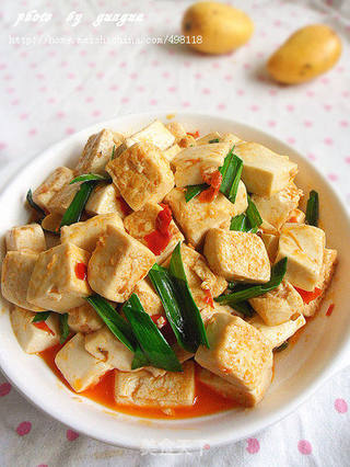 【豆腐的倾心吃法】回锅豆腐的做法步骤:9