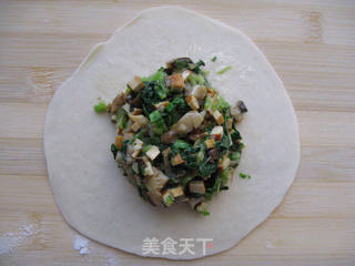 香菇青菜包的做法步骤:15