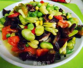 豆炒腊肥肠的做法步骤:8