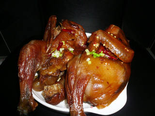 蒸腊鸡的做法步骤：5