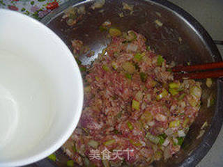 简单的步骤造就好吃的美食——【家庭自制】猪肉大葱馅锅贴的做法步骤：4