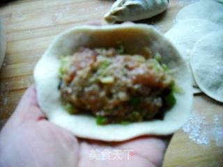 青萝卜肉馅麦穗包子的做法步骤：18