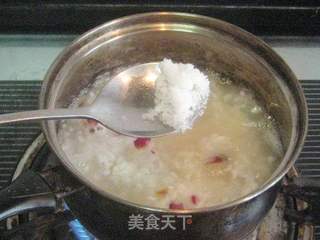 玫瑰花酒酿年糕汤的做法步骤:5