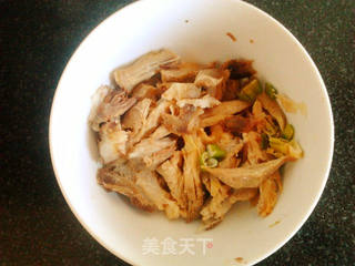 南瓜捞肉的做法步骤：3