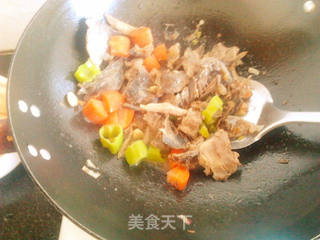 南瓜捞肉的做法步骤:5