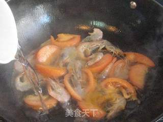 对虾番茄蛋汤的做法步骤:4