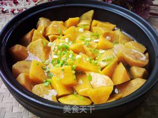 【塔吉锅】---焖红薯的做法步骤:8