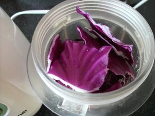 紫甘蓝酸奶昔的做法步骤:4