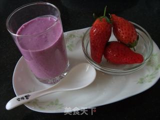 紫甘蓝酸奶昔的做法步骤:6