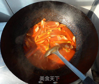 狗狗都爱吃的韩国辣炒年糕的做法步骤:7