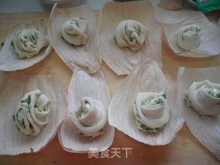 家常花卷的做法步骤:12