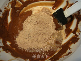 【我的烘培时间】小口品尝的mini蛋糕---巧克力、抹茶乳酪夹心蛋糕的做法步骤:17