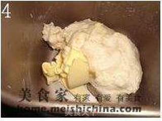 肉松面包卷的做法步骤:4