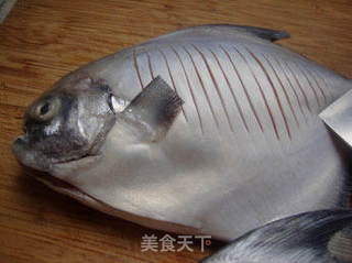 不用水一样可以做出美味的鱼---原味焖鲳鱼的做法步骤:2