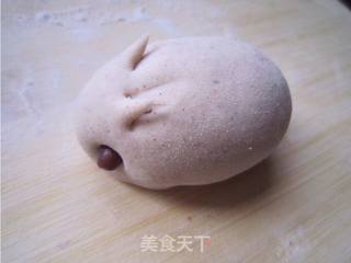 小灰兔豆沙包的做法步骤:11