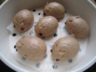 小灰兔豆沙包的做法步骤:13