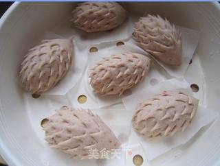 小刺猬豆沙包的做法步骤:15