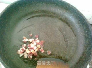 青菜蛋炒饭的做法步骤:5