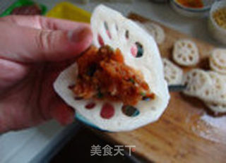 香炸藕夹的做法步骤:16