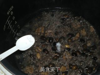 黑豆腰花粥的做法步骤:17