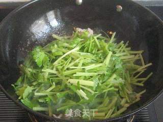 肉丝茶干炒芹菜的做法步骤:6