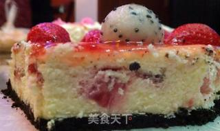 两周年的甜蜜--------草莓芝士蛋糕的做法步骤:12