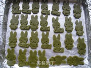 春天来了－－抹茶兔子饼干的做法步骤：8