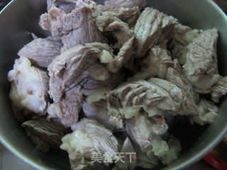 麻辣牛肉翡翠面的做法步骤:3