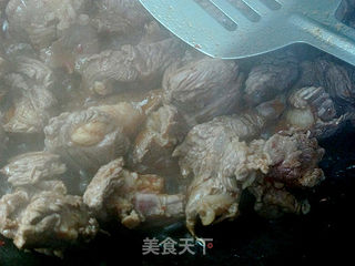 麻辣牛肉翡翠面的做法步骤：5