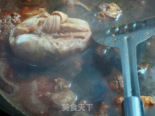 麻辣牛肉翡翠面的做法步骤:7