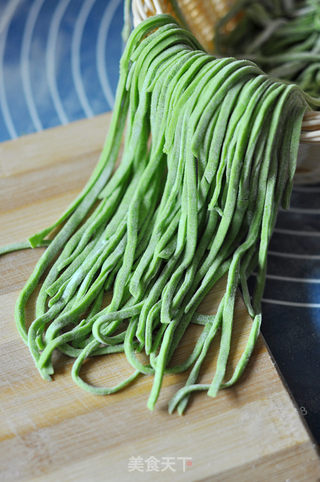 麻辣牛肉翡翠面的做法步骤:13
